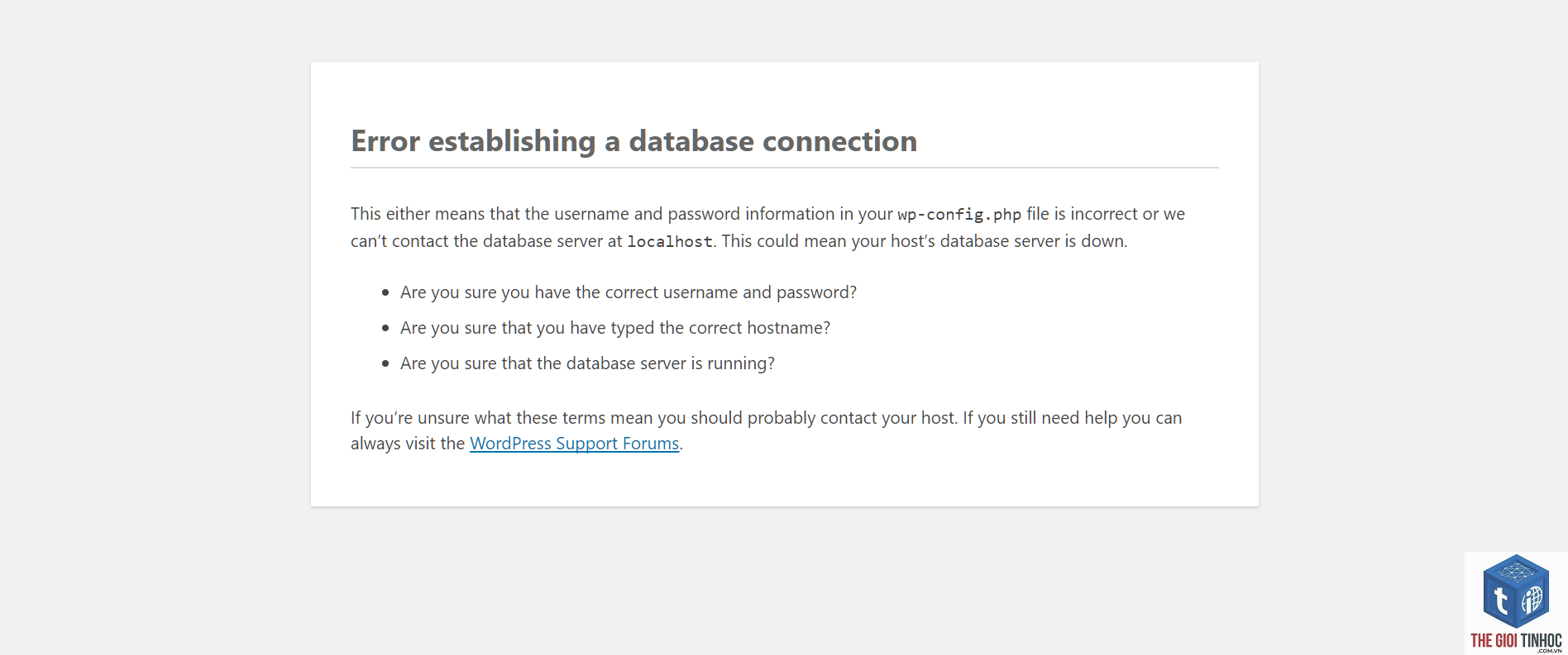 wordpress attachment database error - Hình 1