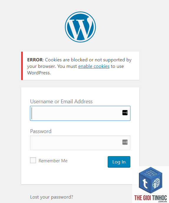 wordpress authentication cookie error - Hình 2