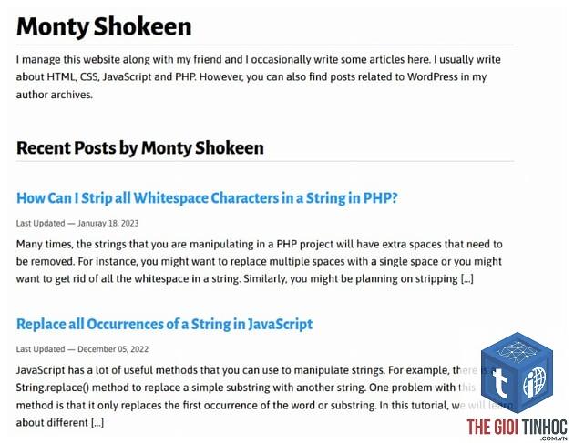 wordpress author page error - Hình 3