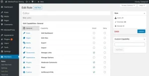 wordpress author role là gì