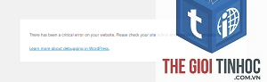 wordpress backend error