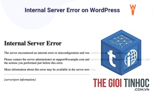 wordpress backend server error