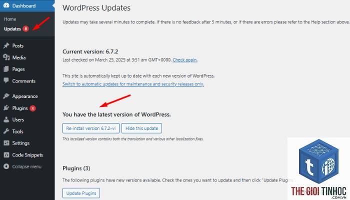 wordpress backup verification lỗi