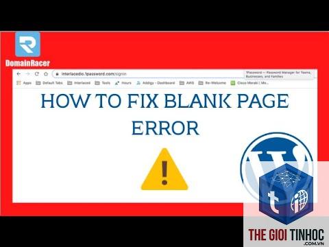 wordpress blank page error - Hình 4