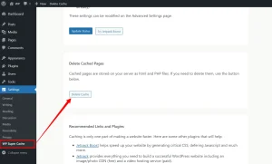 wordpress cache corruption