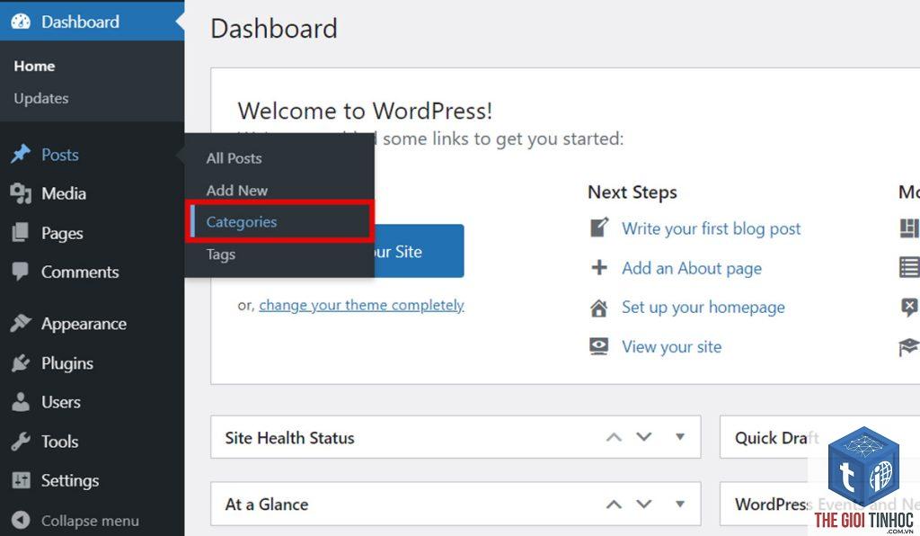 wordpress category là gì