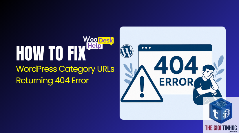 wordpress category page error