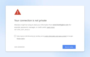 wordpress certificate error
