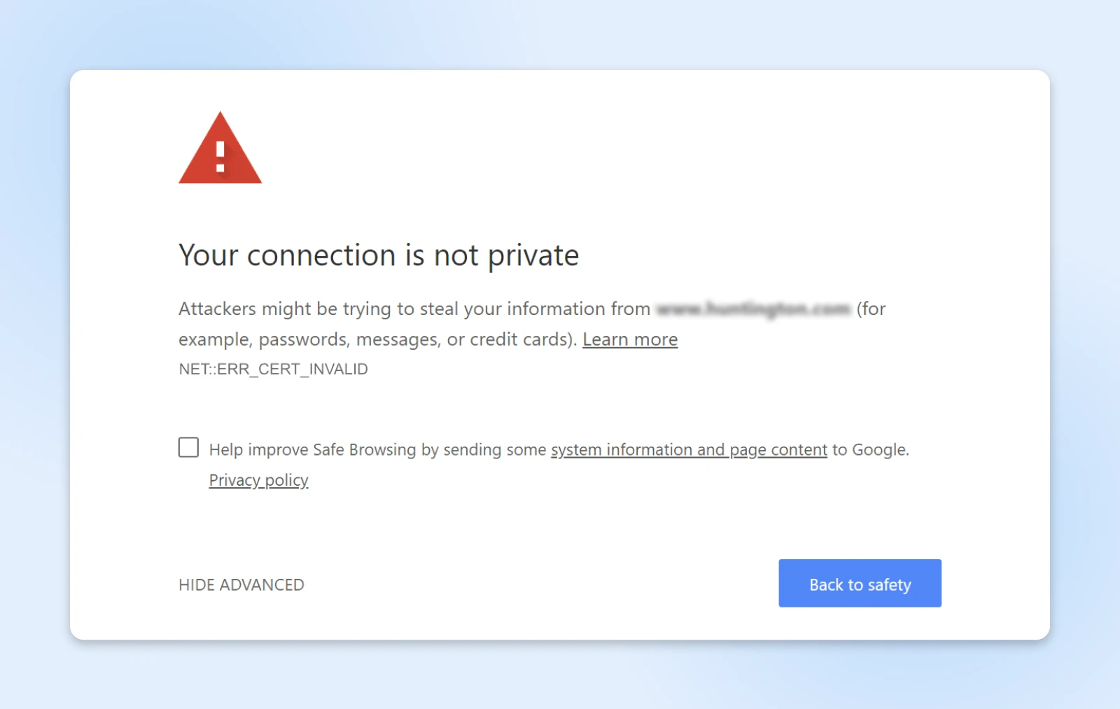 wordpress certificate error - Hình 1