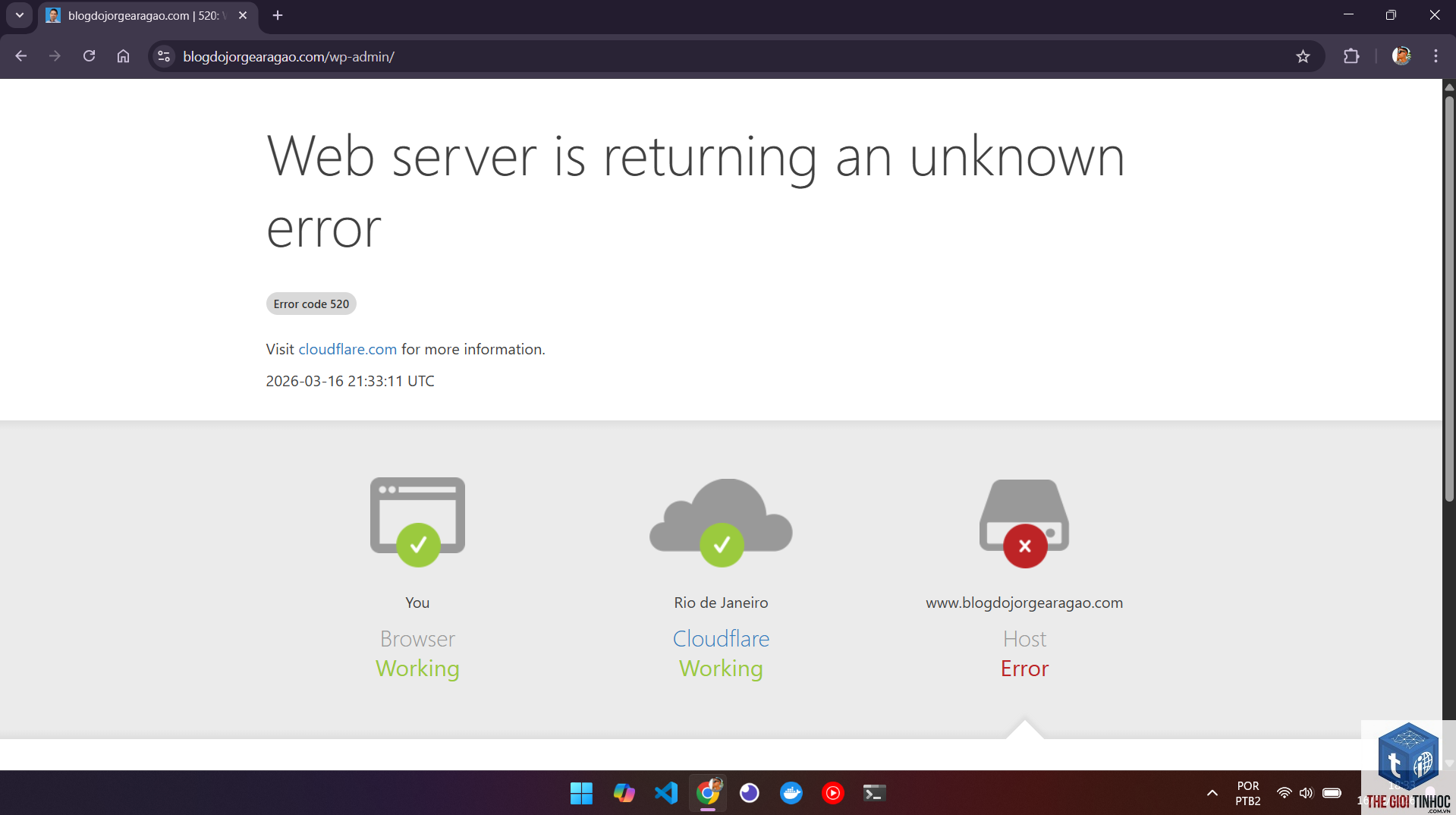 wordpress cloudflare 520 - Hình 2