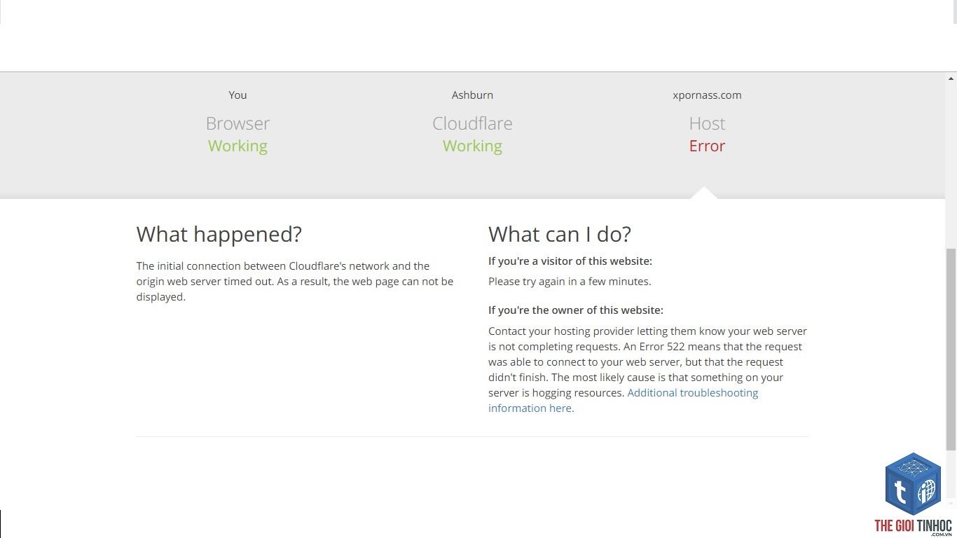 wordpress cloudflare 522 - Hình 2
