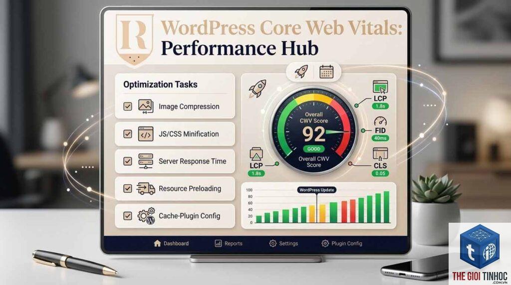wordpress core web vitals optimization