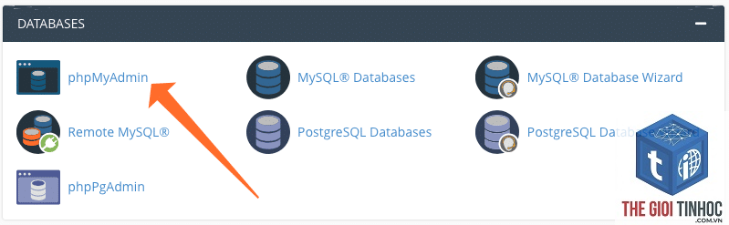 wordpress cpanel database lỗi - Hình 2