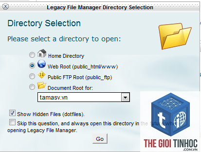 wordpress cpanel file manager lỗi - Hình 2