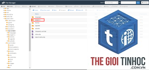 wordpress cpanel file manager lỗi