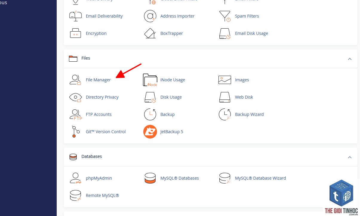 wordpress cpanel file manager lỗi - Hình 5