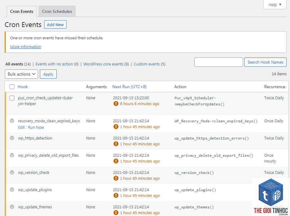 wordpress cron execution failed - Hình 3