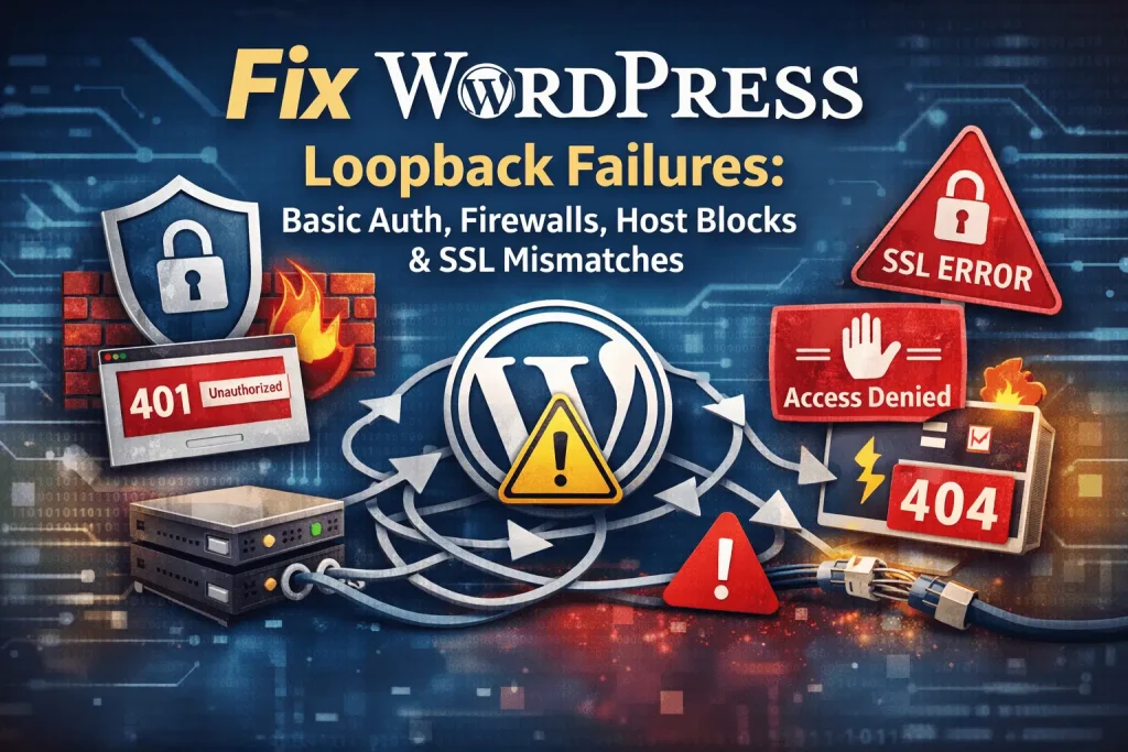 wordpress cron loopback error