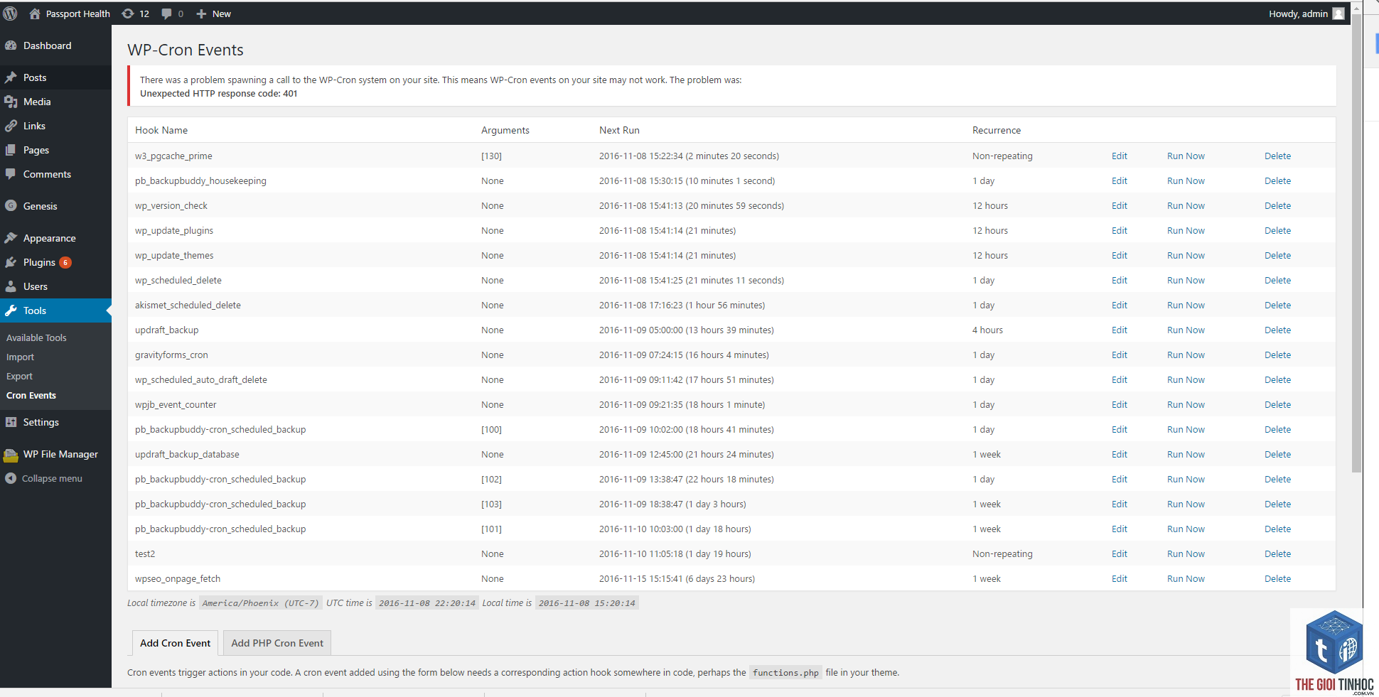 wordpress cron loopback error - Hình 3