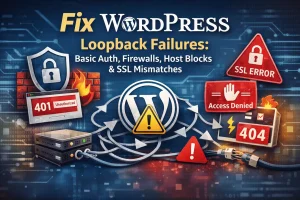 wordpress cron loopback error