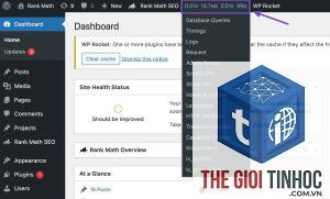 wordpress dashboard loading forever