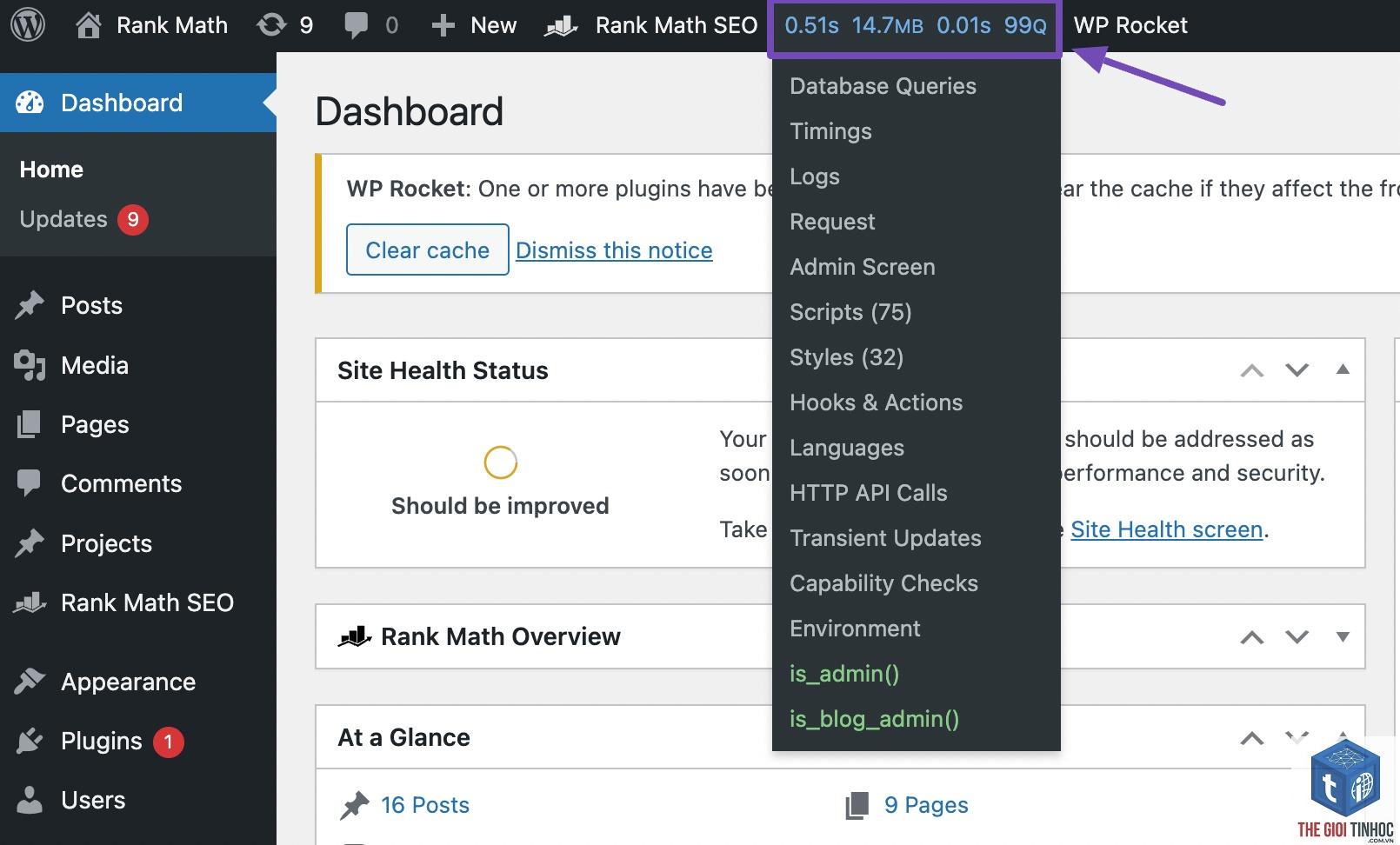 wordpress dashboard loading forever - Hình 1