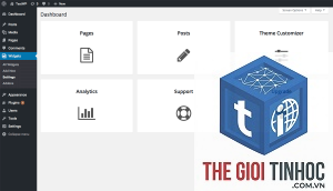 wordpress dashboard trắng trang