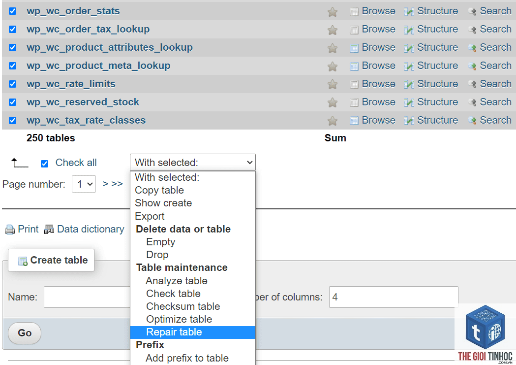 wordpress database corrupted - Hình 3