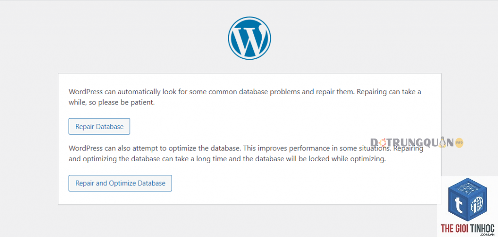wordpress database crash