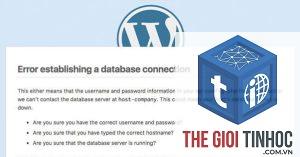 wordpress database server down
