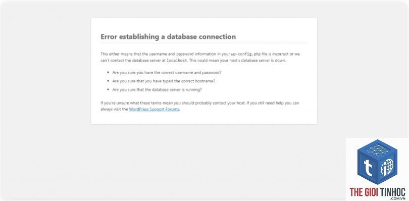 wordpress database server lỗi - Hình 3