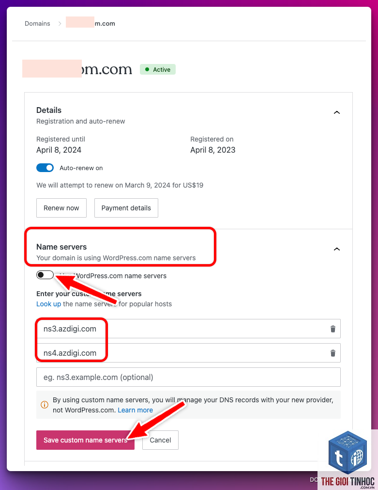 wordpress dns record lỗi - Hình 5