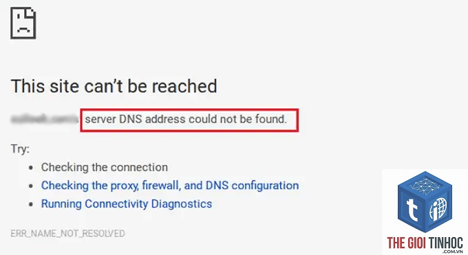 wordpress dns resolution lỗi