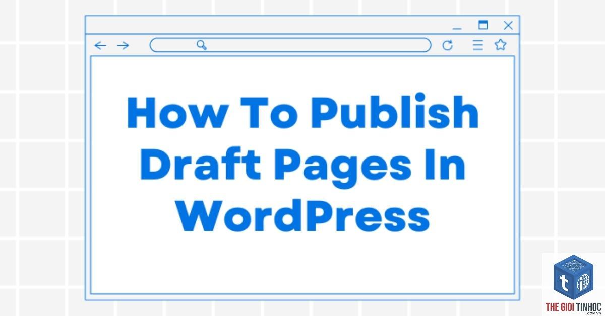 wordpress draft là gì - Hình 4