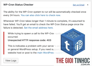 wordpress email cron lỗi