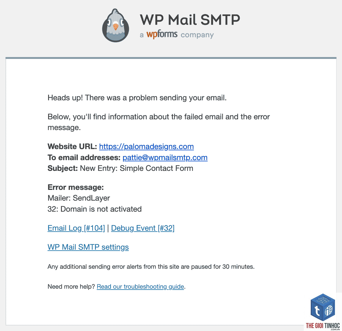 wordpress email delivery failed - Hình 4