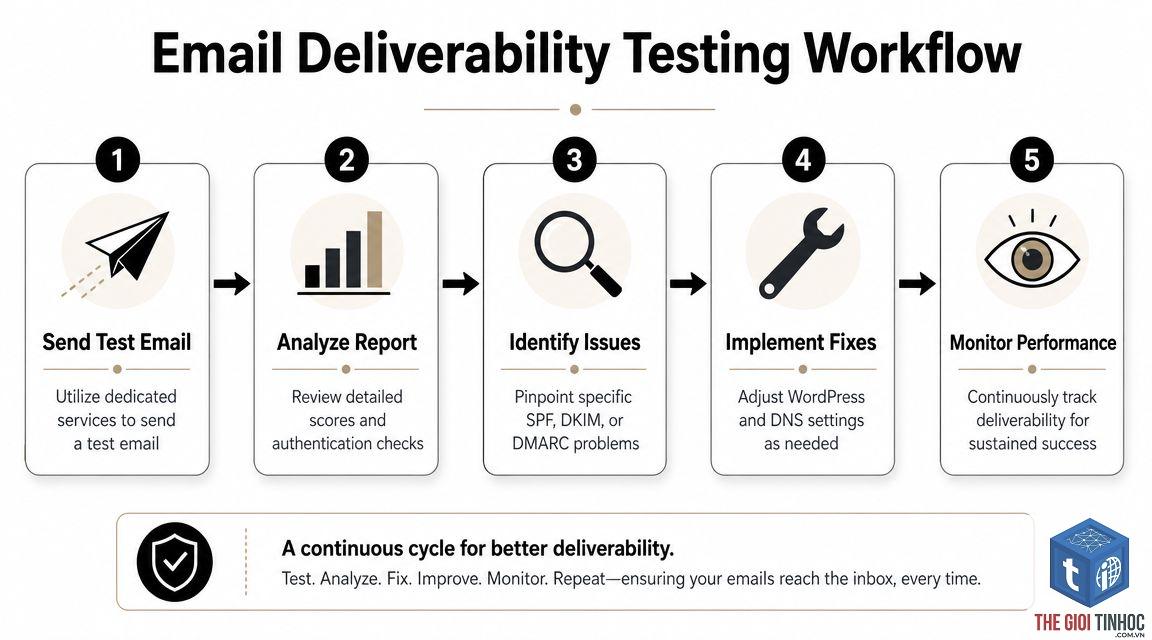 wordpress email diagnostics
