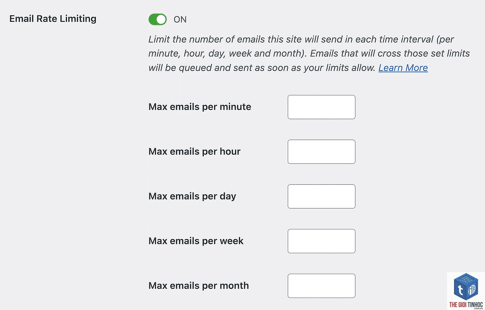 wordpress email rate limit - Hình 1