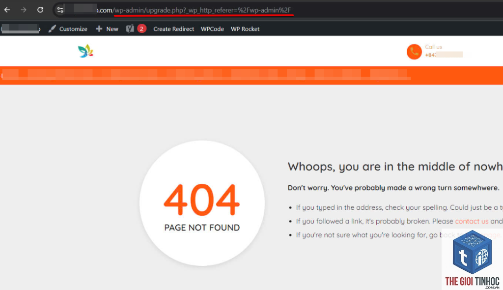 wordpress email sau nâng cấp php bị lỗi