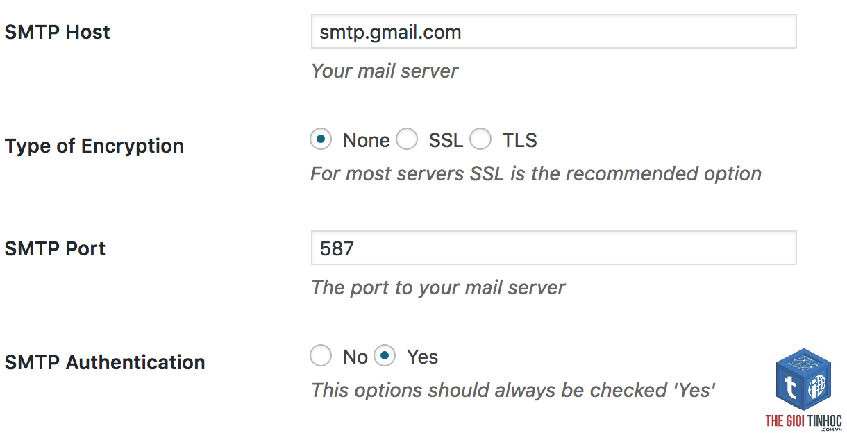 wordpress email test failed - Hình 4