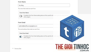 wordpress email thất bại