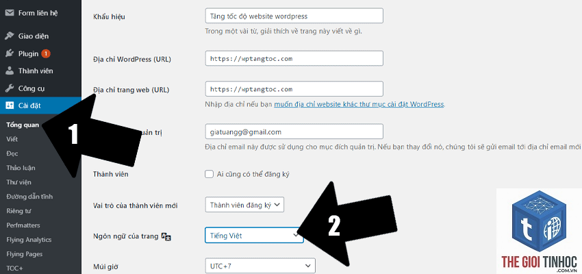 wordpress email tiếng việt lỗi - Hình 2