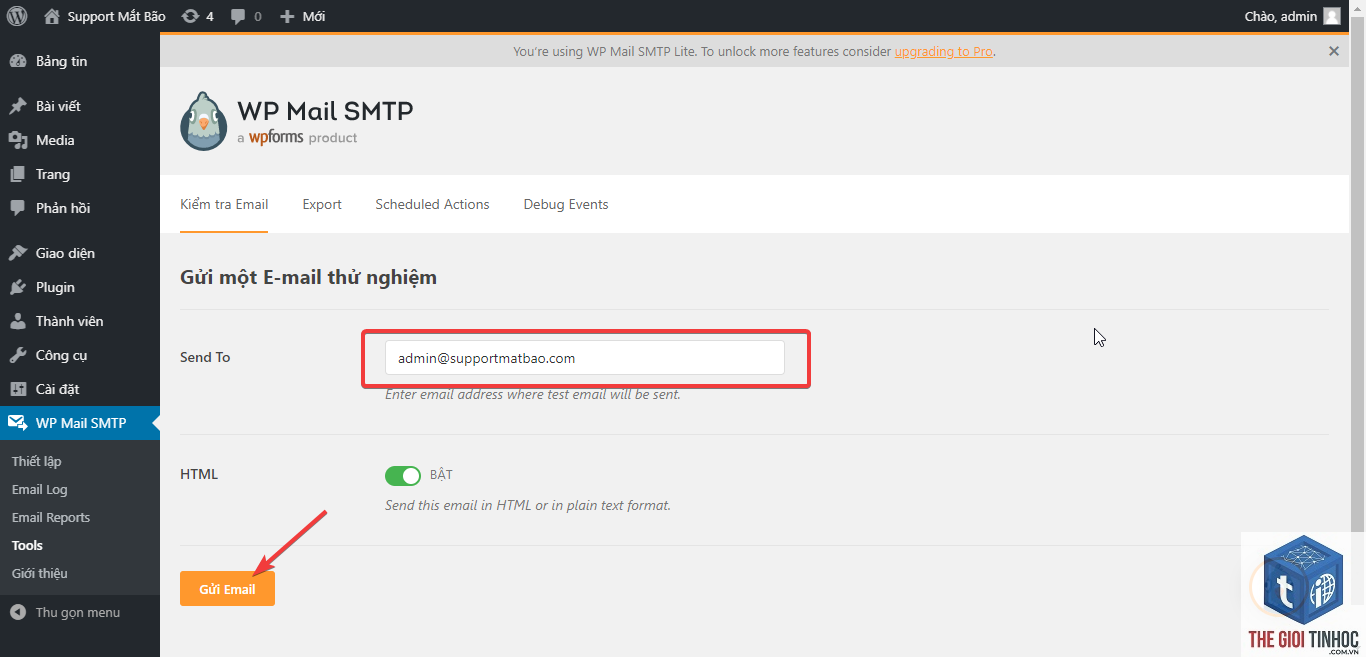 wordpress email vào spam gmail - Hình 4