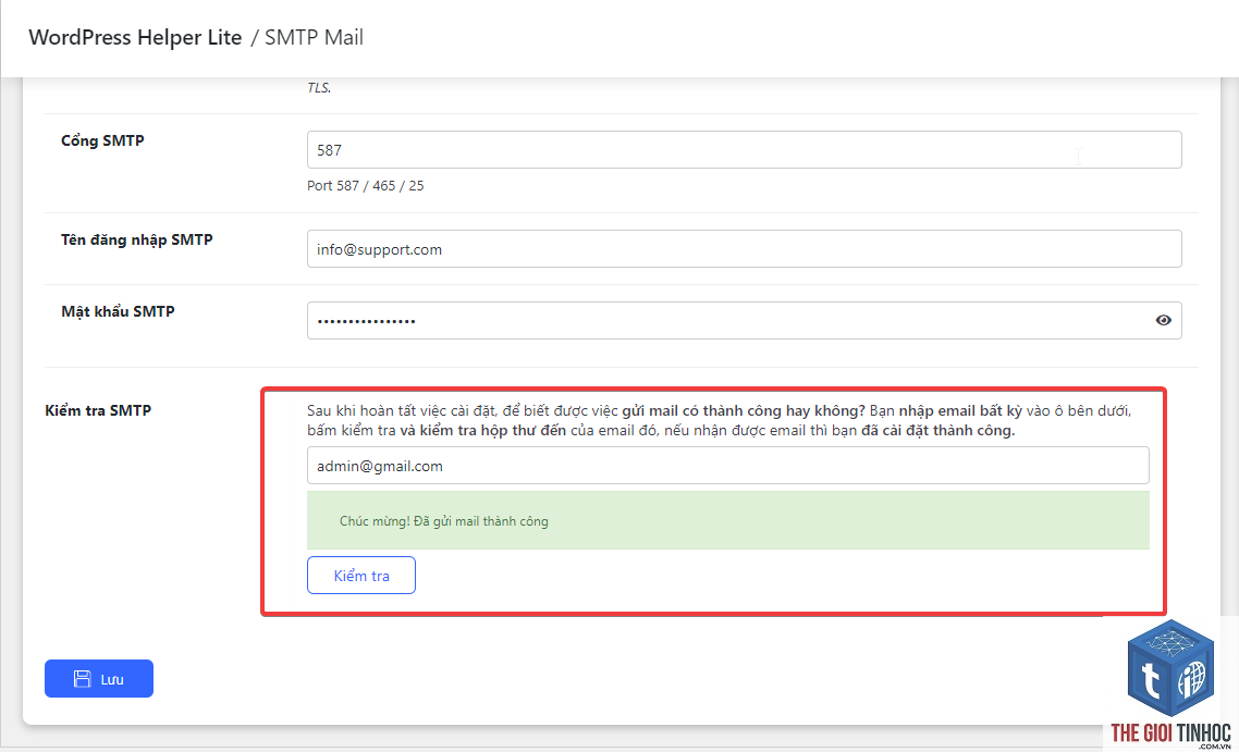 wordpress email vào spam gmail - Hình 5