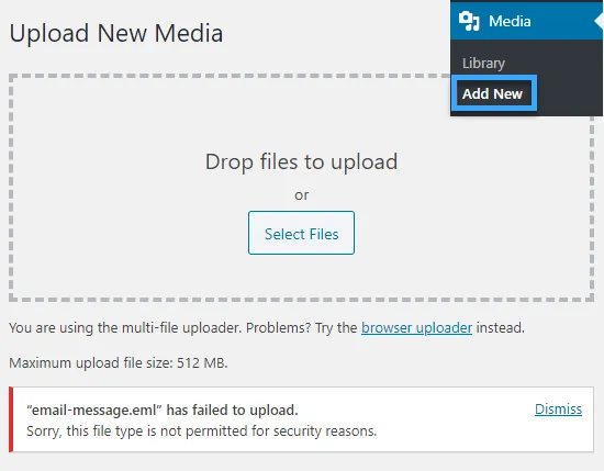 wordpress form email attachment lỗi - Hình 5