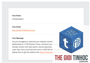 wordpress form email spam