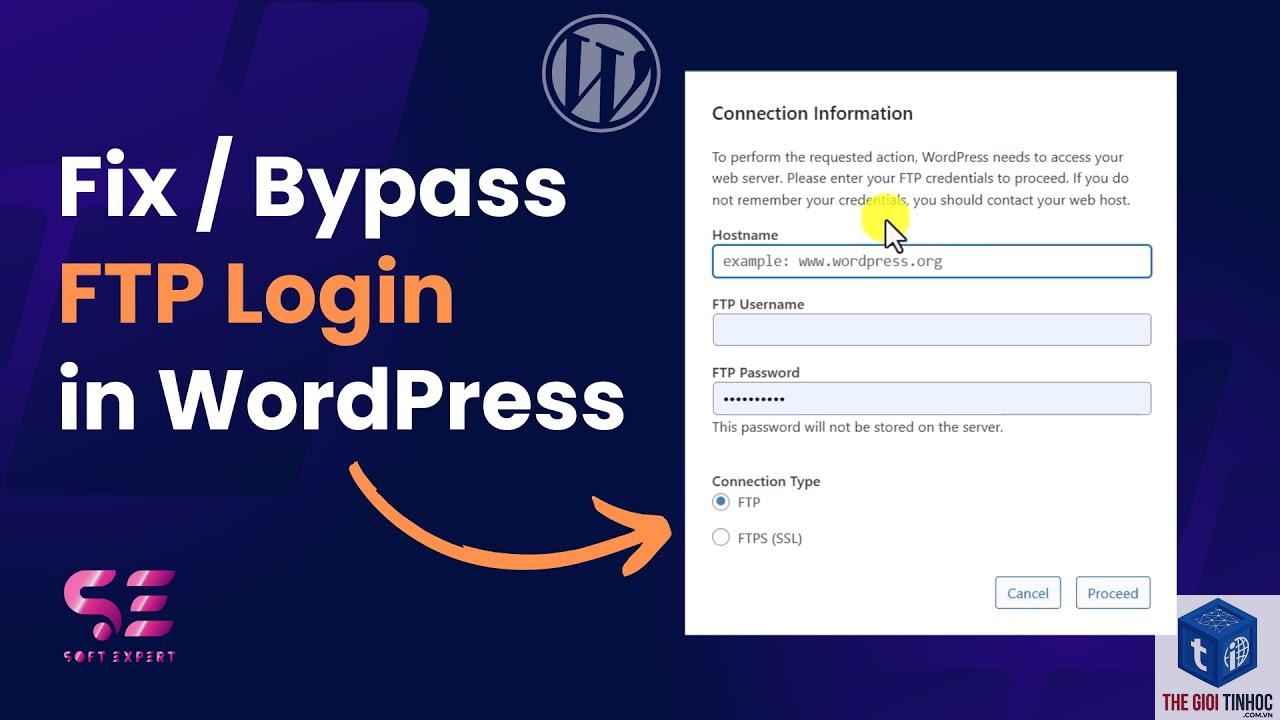 wordpress ftp authentication failed - Hình 2