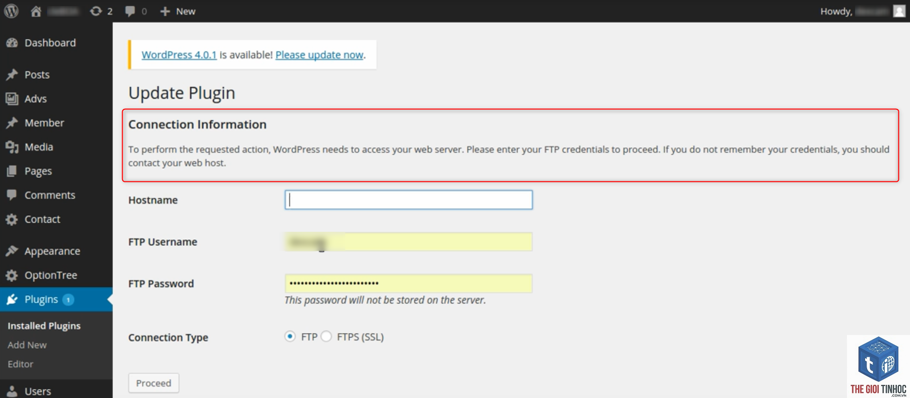 wordpress ftp authentication failed - Hình 5