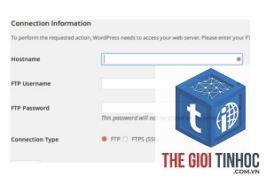 wordpress ftp lỗi