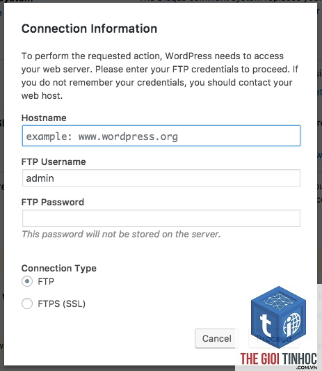 wordpress ftp permissions lỗi - Hình 5
